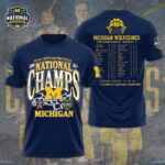 Michigan Wolverines 2026 Men’s Basketball National Champions 3D Apparel – GNE6098