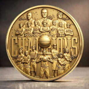 Michigan Wolverines 2026 Men's Basketball National Champions Commemorative Coin - GNE6011