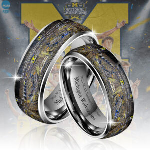 Michigan Wolverines 2026 Men's Basketball National Champions Custom Alloy Ring - GNE6009
