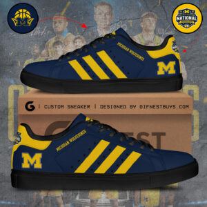 Michigan Wolverines 2026 Men’s Basketball National Champions Custom SS Shoes - GNE6015