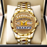 Michigan Wolverines 2026 Men’s Basketball National Champions Alloy Luxury Quartz Watch – HOATT17539