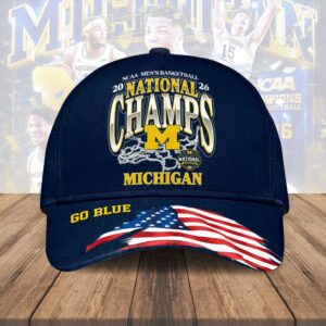 Michigan Wolverines 2026 Men’s Basketball National Champions Classic Cap - HOATT17222