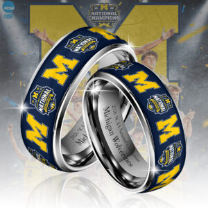 Michigan Wolverines 2026 Men's Basketball National Champions Custom Alloy Ring - GNE6008