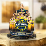 Michigan Wolverines Men’s Basketball Custom Shape Acrylic Plaque – GNE5991