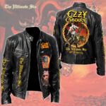 Ozzy Osbourne The Ultimate Sin 40th Anniversary Motorcycle Leather Jacket – TMTHU4836