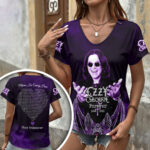 Ozzy Osbourne 3D Women’s V-Neck T-Shirt – HOATT17524