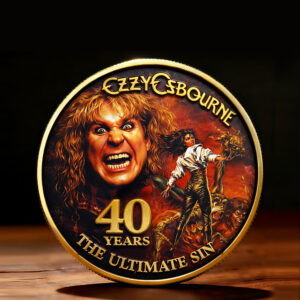 Ozzy Osbourne: The Ultimate Sin 40th Anniversary Commemorative Coin - TMTHU4994