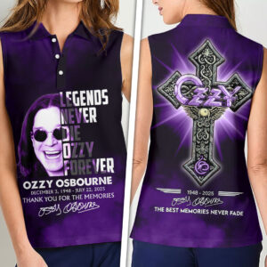 Ozzy Osbourne Women Sleeveless Polo Shirt - HOATT17056