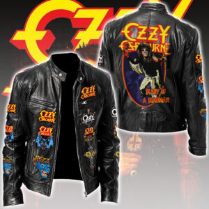 Ozzy Osbourne Motorcycle Leather Jacket - TMTHU5548