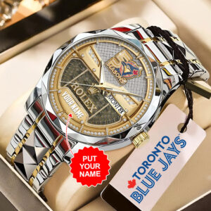 Personalized Toronto Blue Jays 50th Anniversary Alloy Luxury Quartz Watch - GNE6001