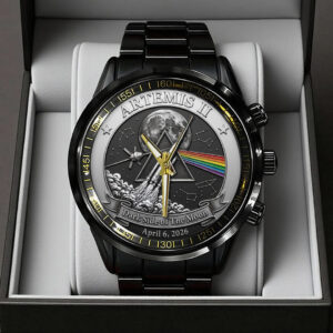 Pink Floyd x Artemis II Black Stainless Steel Watch - TANTN22408