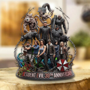 Resident Evil 30th Anniversary 2026 Custom Shape Acrylic Plaque - TMTHU5332