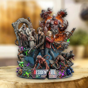 Resident Evil 30th Anniversary 2026 Custom Shape Acrylic Plaque - TMTHU5301
