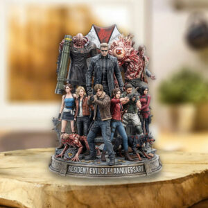 Resident Evil 30th Anniversary Custom Shape Acrylic Plaque - TMTHU4848