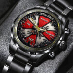 Resident Evil 30th Anniversary Black Stainless Steel Watch – TMTHU4748