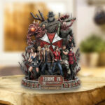 Resident Evil 30th Anniversary Custom Shape Acrylic Plaque – TMTHU4812
