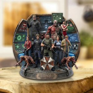 Resident Evil 30th Anniversary Custom Shape Acrylic Plaque - TMTHU4969
