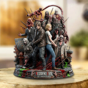 Resident Evil 30th Anniversary Custom Shape Acrylic Plaque - TMTHU5128