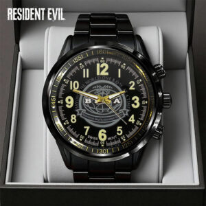 Resident Evil Black Stainless Steel Watch - GNE5859