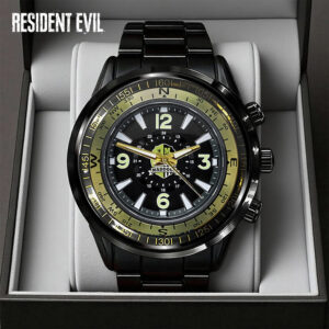 Resident Evil Black Stainless Steel Watch - GNE5862