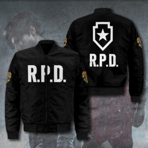 Resident Evil 2 Remake x Leon Scott Kennedy 3D Bomber Jacket - GNE5353.7