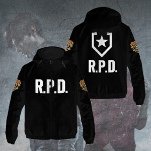 Resident Evil 2 Remake x Leon Scott Kennedy 3D Windbreaker Jacket - GNE5353.5