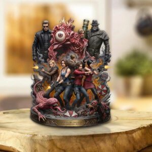 Resident Evil 30th Anniversary Custom Shape Acrylic Plaque - GNE5748