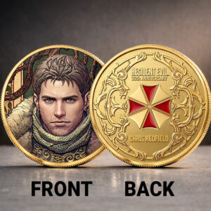 Resident Evil x Chris Redfield 30th Anniversary Commemorative Coin - GNE6163