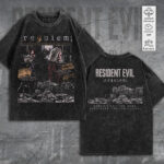 Resident Evil Requiem 2D Acid Washed Cotton T-Shirt – GNE5874