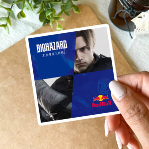 Resident Evil Requiem x Red Bull Racing Glossy Die Cut Sticker - GNE5865