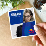 Resident Evil Requiem x Red Bull Racing Glossy Die Cut Sticker – GNE5866