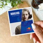 Resident Evil Requiem x Red Bull Racing Glossy Die Cut Sticker – GNE5870