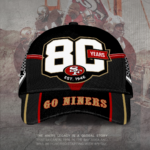 San Francisco 49ers 80th Anniversary Classic Cap – TANTN22249