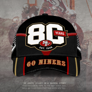 San Francisco 49ers 80th Anniversary Classic Cap - TANTN22249