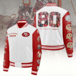 San Francisco 49ers 80th Anniversary Varsity Jacket – TANTN22258