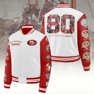 San Francisco 49ers 80th Anniversary Varsity Jacket - TANTN22258