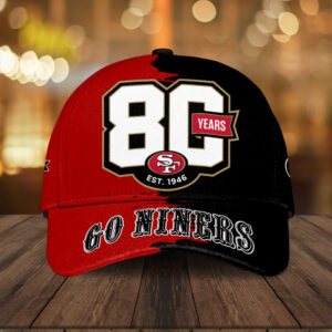 San Francisco 49ers 80th Anniverasry Classic Cap - TANTN22248
