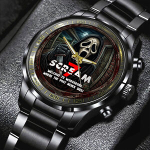 Scream 30th Anniversary Black Stainless Steel Watch - GNE5941