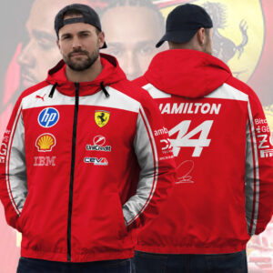 Scuderia Ferrari F1 Team x Lewis Hamilton 2026 3D Windbreaker Jacket - TANTN22481