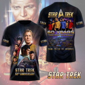Star Trek 60th Anniversary 2026 3D Apparel - TMTHU5450