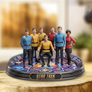 Star Trek 60th Anniversary 2026 Custom Shape Acrylic Plaque - TMTHU5279