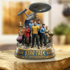 Star Trek 60th Anniversary 2026 Custom Shape Acrylic Plaque - TMTHU4752