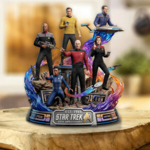 Star Trek 60th Anniversary 2026 Custom Shape Acrylic Plaque - TMTHU4828