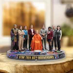 Star Trek 60th Anniversary 2026 Custom Shape Acrylic Plaque - TMTHU5002