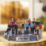 Star Trek 60th Anniversary 2026 Custom Shape Acrylic Plaque – TMTHU5285