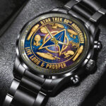 Star Trek 60th Anniversary 2026 Black Stainless Steel Watch – TMTHU4987