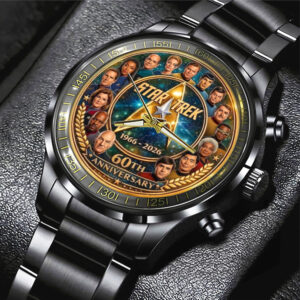 Star Trek 60th Anniversary 2026 Black Stainless Steel Watch - TMTHU5008