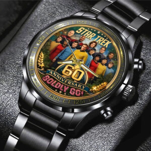 Star Trek 60th Anniversary 2026 Black Stainless Steel Watch - TMTHU5011