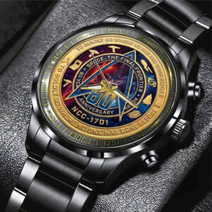 Star Trek 60th Anniversary 2026 Black Stainless Steel Watch - TMTHU5344