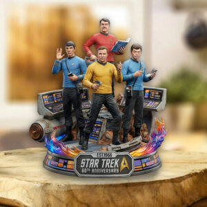 Star Trek 60th Anniversary 2026 Custom Shape Acrylic Plaque - TMTHU4799